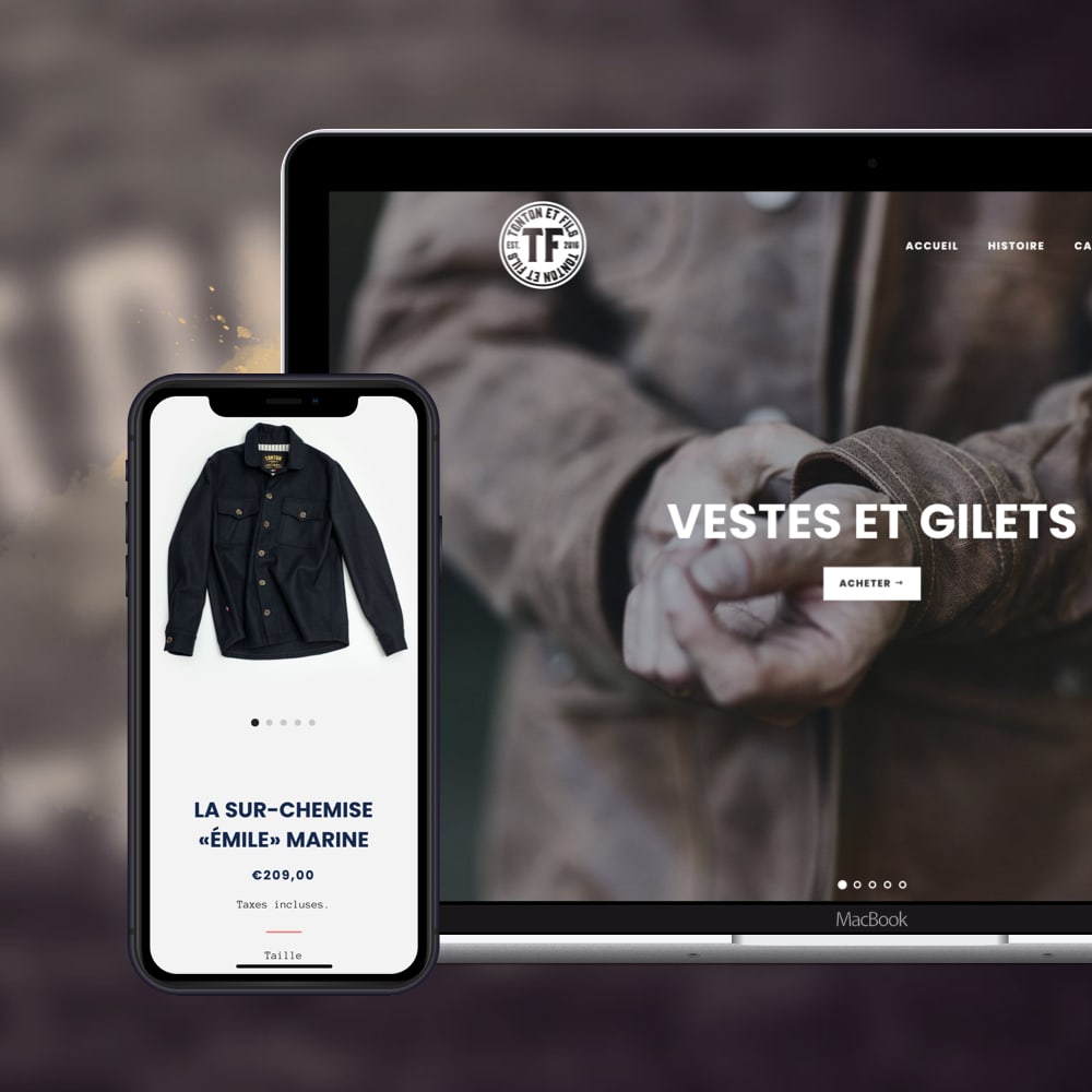 HELDISCH digital Design Web-Shop Tonton et Fils